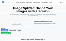 Effortless Image Splitting Tool for Creative Projects-Effortless Image Splitting Tool for Creative Projects