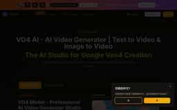 VO4 AI-AI Video Generator | Text to Video & Image to Video | 1080p Quality