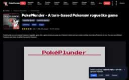 PokePlunder - Play A turn-based Pokemon roguelike game online | PokePlunder.org-PokePlunder - Play A turn-based Pokemon roguelike game online | PokePlunder.org