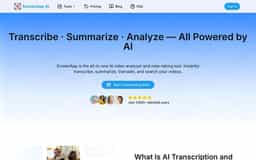 ScreenApp AI-Free Transcription, Translation & Note-Taking