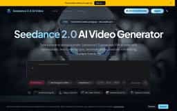 Seedance 2.0 AI Video-Free Online
