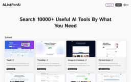 A List for AI-List of the Best & Latest AI Tools in 2026