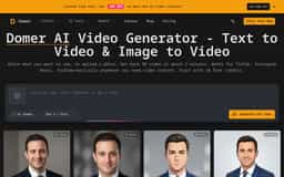 Domer AI-Free AI Video Generator | Text & Image to Video