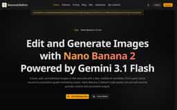 Banana 2 Editor-Fast AI Image Generator & Editor, Try It Out