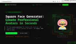 Square Face Generator-Free Avatar Maker for X & Discord