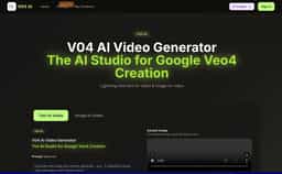 V04 AI Video Generator-The AI Studio for Veo4 Creation