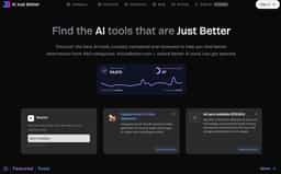 AI Just Better-Find the AI Tools that are Just Better