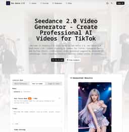 Seedance 2.0-AI Video Generator for TikTok & YouTube