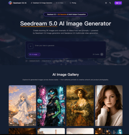 Seedream 5.0 AI-Free AI Generator - Text to Image - Text to Video