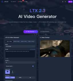 LTX 2.3-AI Video Generator Free Online
