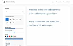 Text to Handwriting Converter-Free Online Tool