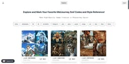 Midjourney SREF-Midjourney SREF Codes Library for Style Reference
