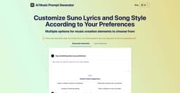 Suno Prompt Generator-