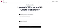 Quote Generator-Create Inspirational & AI-Generated Quotes