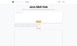 Java Q&A Hub-Free ChatGPT Client