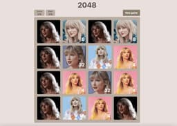 Taylor Swift 2048 Game-Taylor Swift 2048 - Generated by AI based on favorite Taylor swift | Play Now!