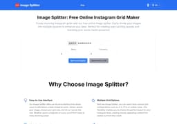 Image Splitter Online-Free Online Instagram Grid Maker