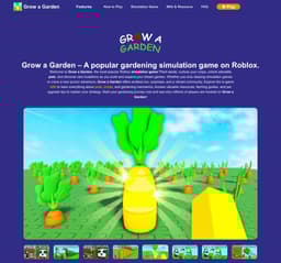Grow a Garden-A joyful gardening experience on Roblox,The Ultimate Roblox Simulation Game