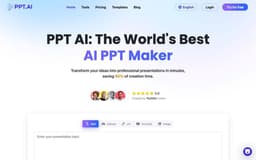 PPT AI-AI Presentation Maker, Fast and Easy