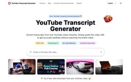 YouTube Transcript Generator-YouTube Transcript Generator