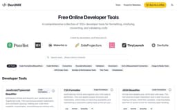DevUtilX-DevUtilX - 100+ Free Online Developer Tools | Code Formatters, Converters & Validators