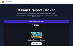 BrainrotClicker-The Free Italian Brainrot Clicker,Addictive Clicking Game
