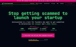 AutoLaunched -Stop getting scammed to get your startup listed