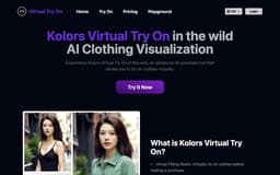 Kolors Virtual Try On AI Clothing Visualization-Kolors Virtual Try On: Free Online AI Clothing Try On Experience