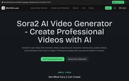 Sora2 AI Video Generator-Professional Online Video Tool | ShortRA