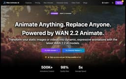 WAN 2.2 Animate-AI Animation & Character Replace