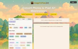 ImageToPixel Art -Convert Images to Pixel Art