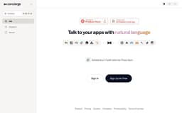 Concierge AI-Talk to your apps with  natural language