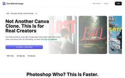 Text Behind Image-Text Behind Image | Free Online Photo Text Effect Editor