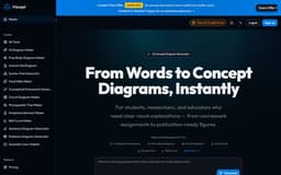Vizcept-AI-Powered Concept Diagrams for Educators, Researchers & Students