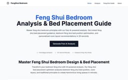 Free Feng Shui Bedroom Analysis-Free Feng Shui Bedroom Analysis & Bed Placement Guide - AI-Powered Tool