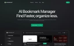 AI Bookmark Manager-Semantic Search, Auto‑Tagging, Sync - Bookmarkjar