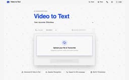Video to Text-AI Converter - Transcribe Video to Text Free
