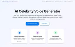 AI Celebrity Voice Generator-AI Celebrity Voice Generator