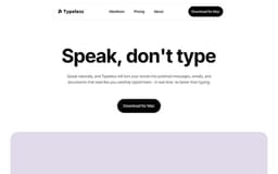 Typeless-AI Voice Dictation That's Actually Intelligent