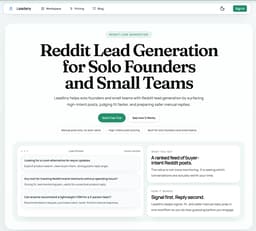 LeadAny-Reddit Lead Generation for Solo Founders | LeadAny