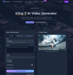 Kling 3-#1 AI Video Generator