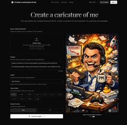 Create a Caricature of Me-AI Photo to Caricature