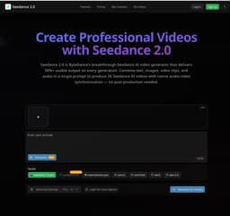 Seedance 2.0 Video Studio-Free AI Video Generator | Create Videos from Text & Image