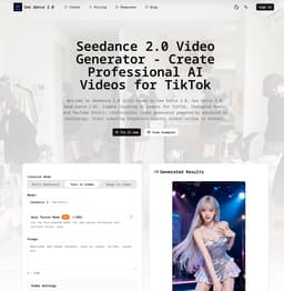 Seedance 2.0-AI Video Generator for TikTok & YouTube