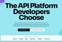 APIDot-The Ultimate AI API Platform for Image, Video, Music & Chat - 80% Cheaper