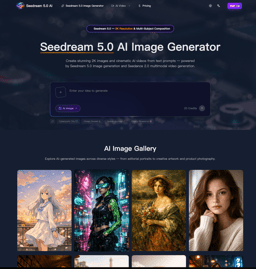 Seedream 5.0 AI-Free AI Generator - Text to Image - Text to Video
