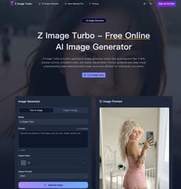 Z Image Turbo-#1 AI Image Generator  Free Online