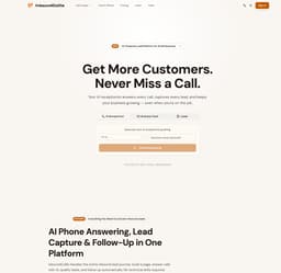 InboundCollie-AI Phone Answering & Lead Capture for Small Business