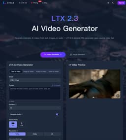 LTX 2.3-AI Video Generator Free Online