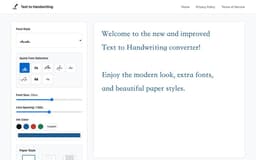 Text to Handwriting Converter-Free Online Tool